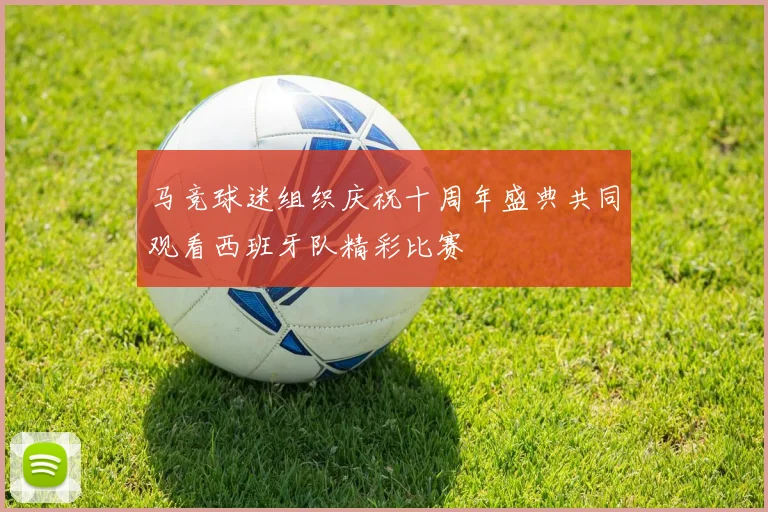 马竞球迷组织庆祝十周年盛典共同观看西班牙队精彩比赛